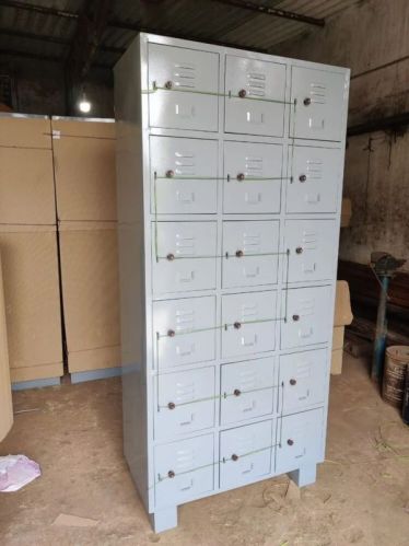 Sri Laxmi Mild Steel Industrial Staff Locker, Color : Gray