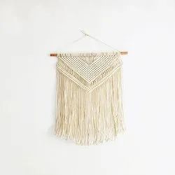 Cotton Plain Macrame Tassel Fringes For Decoration Use