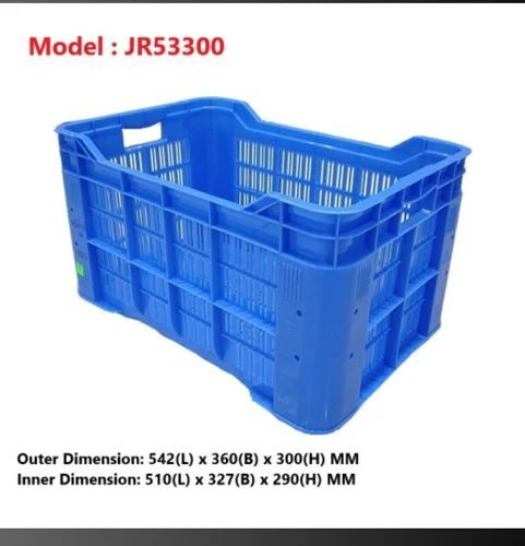 Double Wall Small Jali Plastic Vegetable Crate