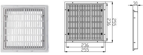 SP1032 ABS White Swimming Pool Main Drain