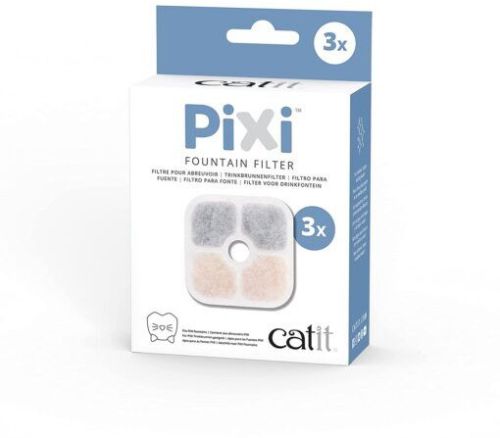 Catit Pixi Cat Drinking Fountain Filter, Weight : 0.15 Kg