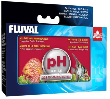 Fluval PH Low Range Test Kit, 6.0-7.6 PH (225 Tests)