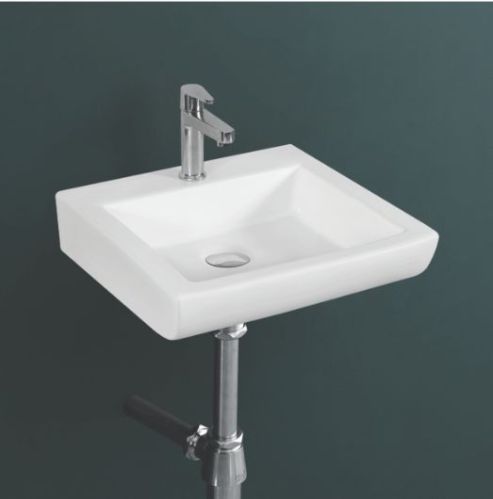 420mmX410mmX100 One Wall Hung Basin For Bathroom