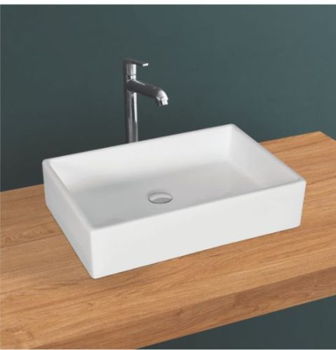 Plain Polished 600mmX400mmX120 Table Top Basin For Bathroom