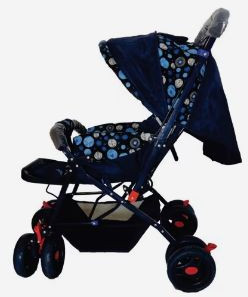 Swing N Fly P-P2 Black and Blue Baby Stroller