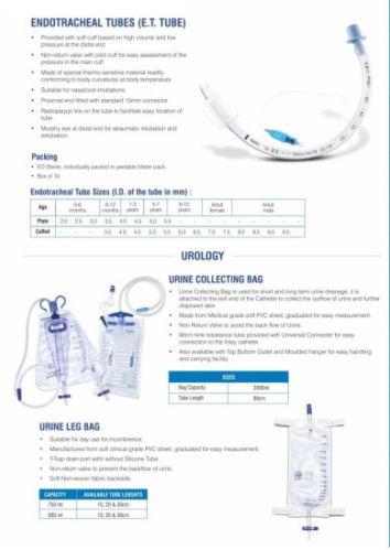 Pvc Endotracheal Tubes, Brand Name : RIBBEL