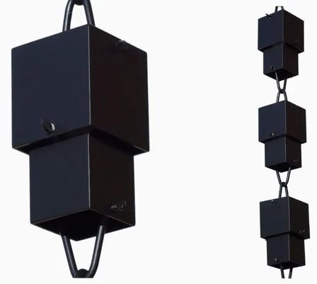 Aluminium Multi Cube Rain Chains For Home Garden Decor