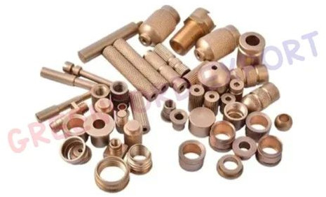 Copper Precision Turned Components, Surface Treatment : Nickel Plating For Industrial Automobile