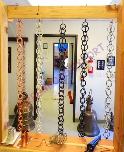Copper Ring Rain Chain For Home Garden Decor