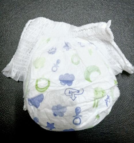 Printed Cotton Fabric disposable baby diaper, Packaging Type : White