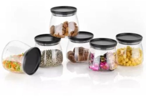 Plastic Pet Jars, Sealing Type : Screw Cap for Packaging