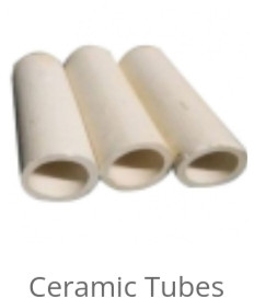 Ceramic Tubes, Color : Creamy For Industrial