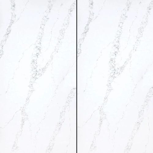 Statuario Aldan Quartz, Color : White 4feet X 8 Feet