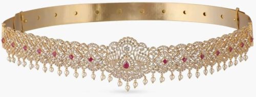 Bahula Nakshatra Cz Waist Band
