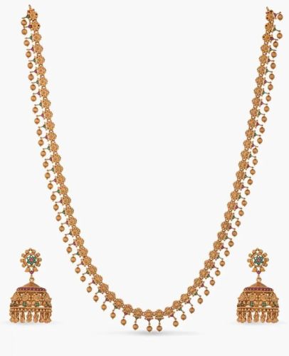 Dara Antique Long Necklace Set