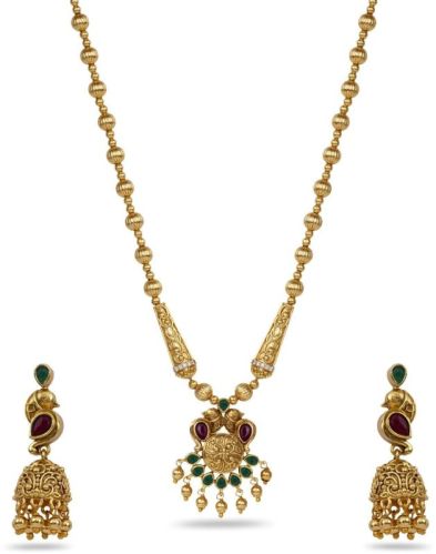 Divine Antique Kempu Necklace Set