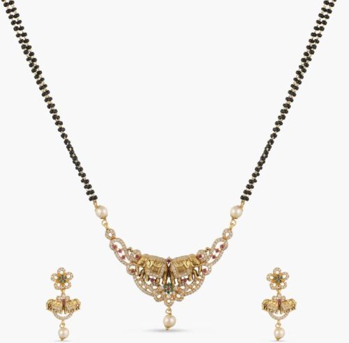 Elephant Classic Antique Mangalsutra Set