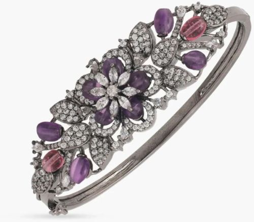 Floral Bloom Cz Bracelet