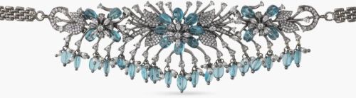 Floral Bloom Cz Choker