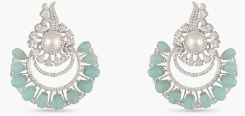 Floral Bloom Pearl Earrings