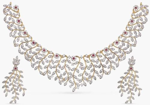 Lillian Nakshatra Cz Necklace Set