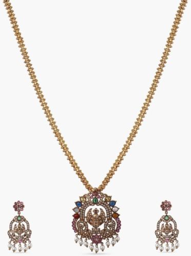 Lipsa Nakshatra Cz Pendant Set