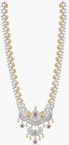Vibha Nakshatra Cz Long Necklace