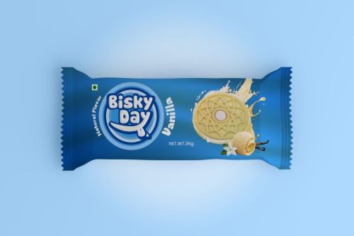 Bisky Day Vanilla Cream Biscuit 12months, Packaging Size : 36gm, Packaging Type : Box