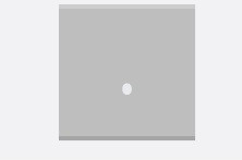 1M Solid Aluminum Cover Plate With 1 Hole