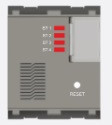 Call Bell Station With Register and Provision For External Buzzer - 2 Module