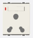 16a 6a 3-pin Shuttered Integral Socket Switch