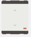 Palm Switch 16A Two-way Double Pole With Indicator - 2 Module