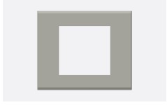 Solid Aluminum Cover Plate Suitable For Integral Sockets 2M