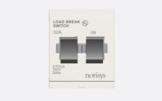 Tiny Load Break Switch Double Pole 32A
