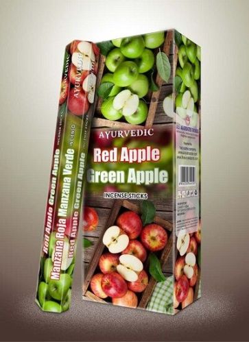 Ayurvedic Red & Green Apple Incense Sticks