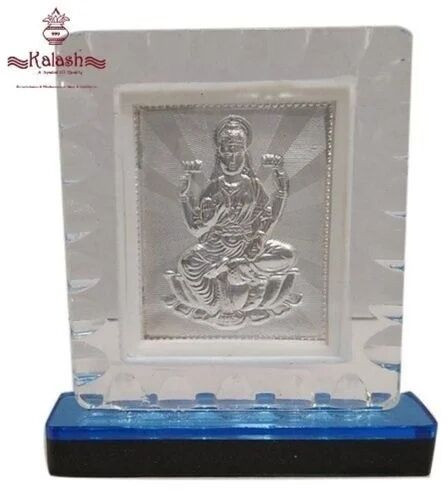 Kalash Silver Laxmi Frame, Packaging Type : Box