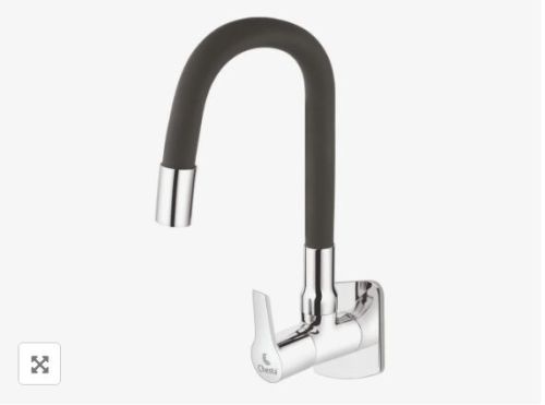 Dy – 1009/1010 – Flexible Sink Cock With Wall Flange (single/dual Flow)