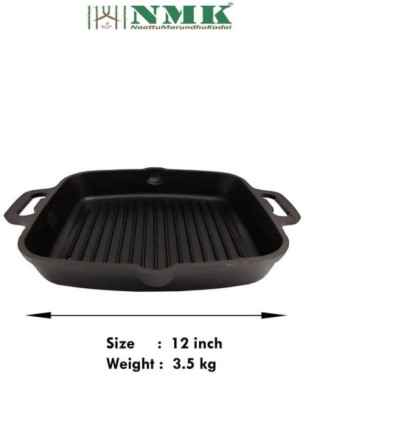 11 Inch Cast Iron Grill Pan