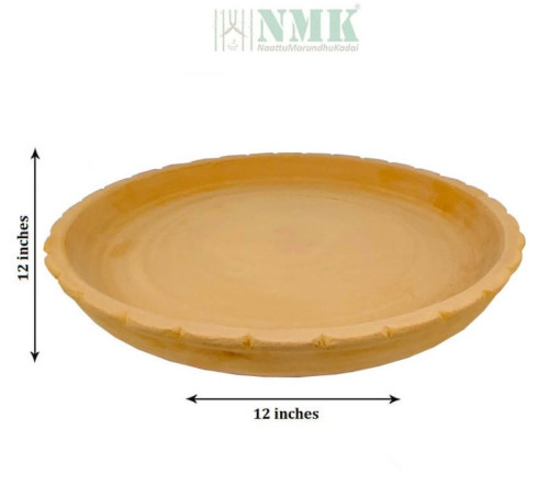 Clay Plate, Weight : 700g - 900g