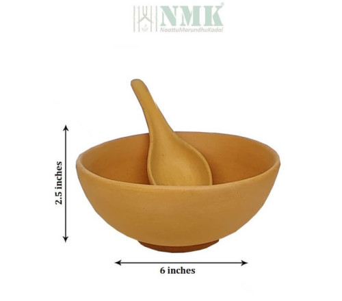 Clay Soup Spoon Bowl Set