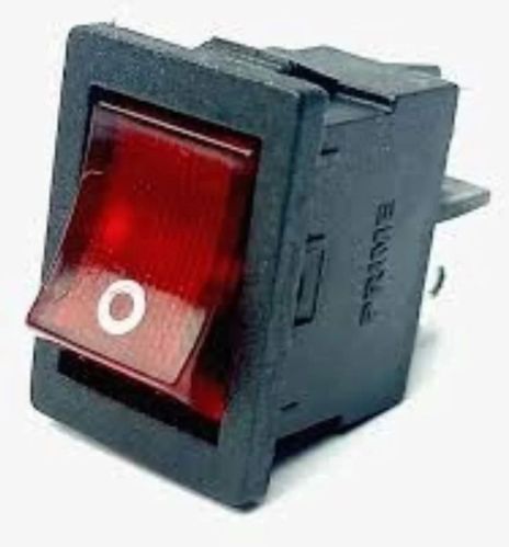 Hsd Dpst Illuminated Rocker Switch, Color : Red