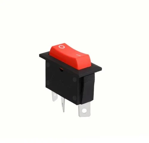Hsd Spdt Momentary Rocker Switch, Color : Red Black