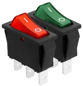 Hsd Plastic Spst Illuminated Rocker Switch
