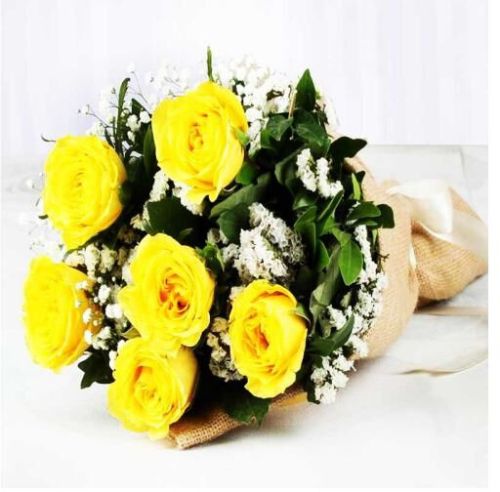 Special Friend Yellow Roses