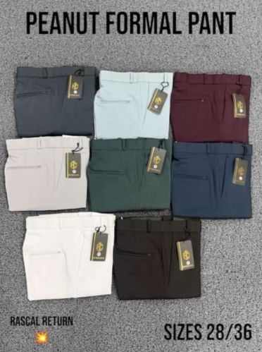 Plain Cotton Gents Formal Pants, Technics : Attractive Pattern