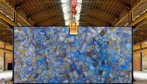 Blue Chalcedony Slab