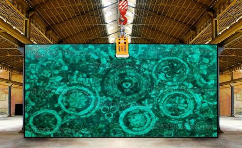 Malachite Multi Flowers Slab