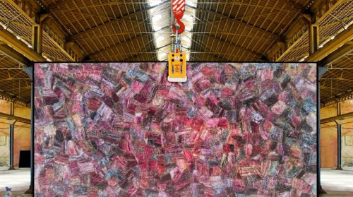 Strawberry Quartz Slab