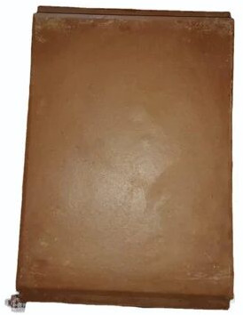 12x8 Inch Ceiling Clay Roofing Tiles For Residential