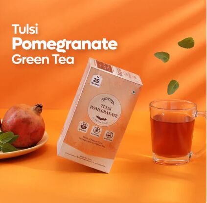 Tulsi Pomegranate Green Tea - 25 Tea Bags